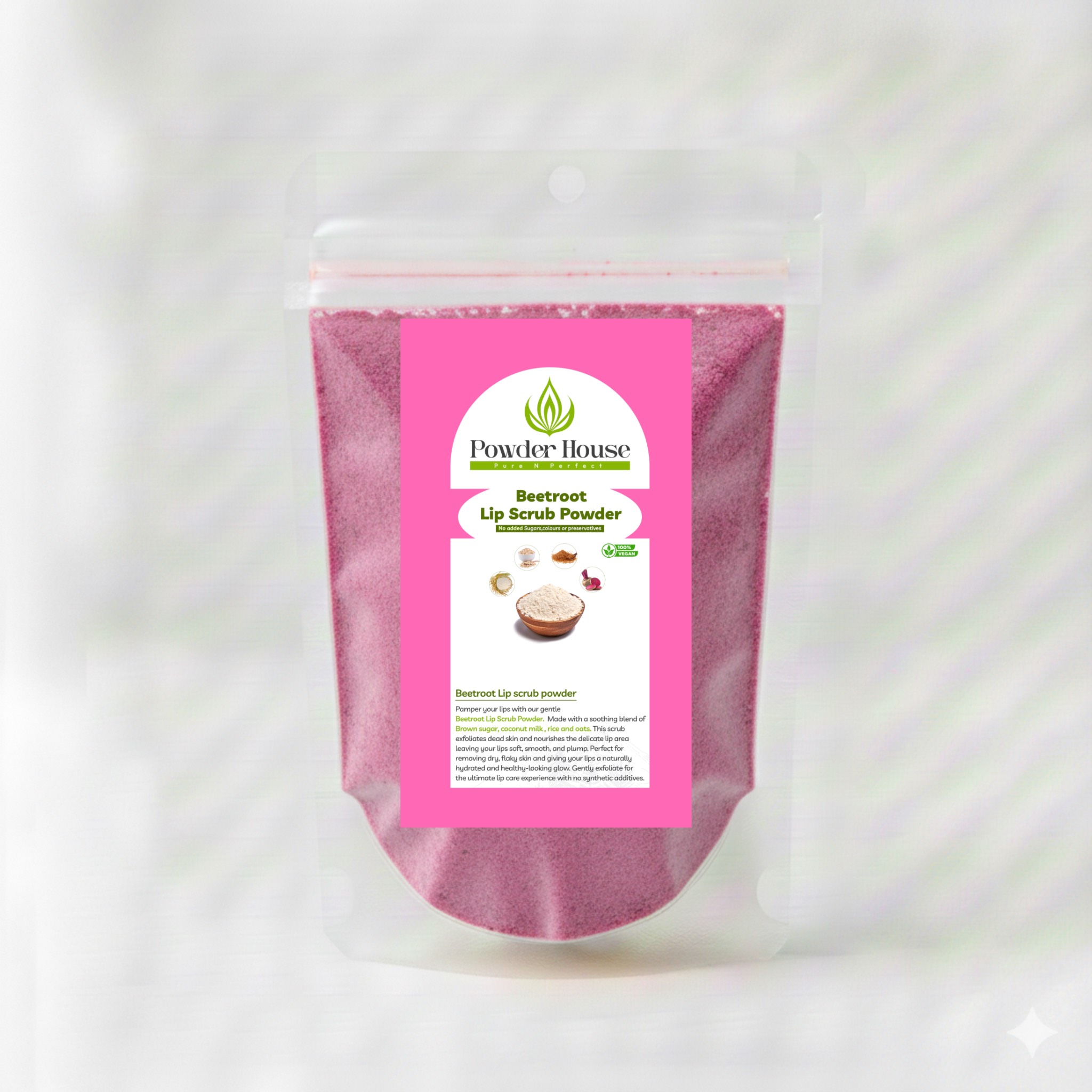 Beetroot Lip Scrub Powder