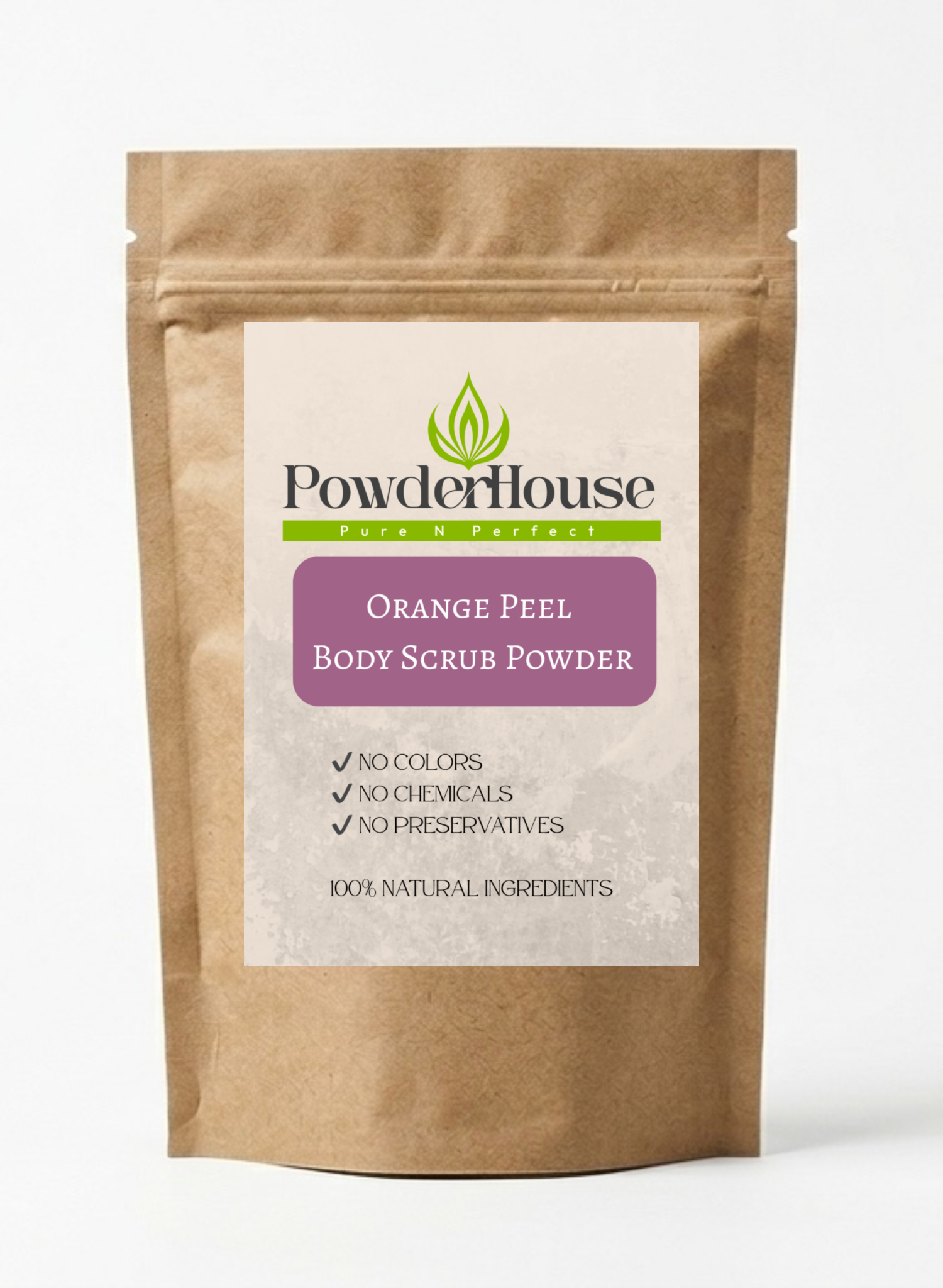 Orange Peel Body Polishing Scrub Powder