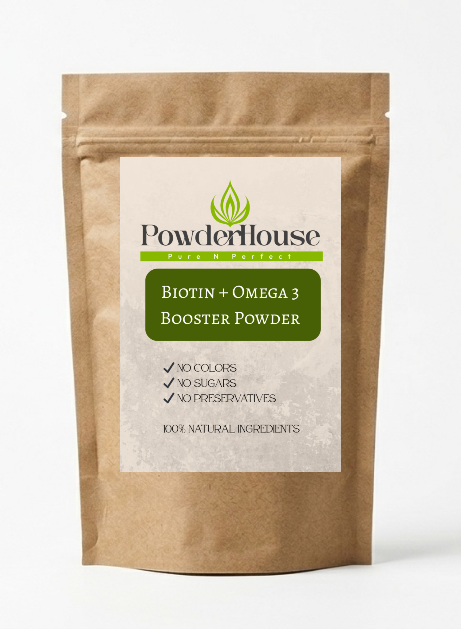 Biotin + Omega 3 Booster Powder